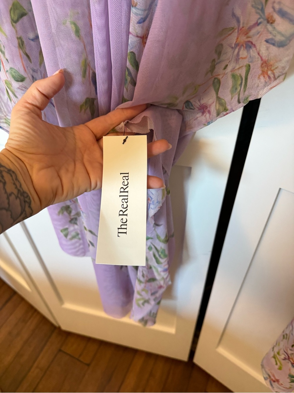 Ala von auersperg purple floral maxi and purple floral poncho - Picture 5 of 13